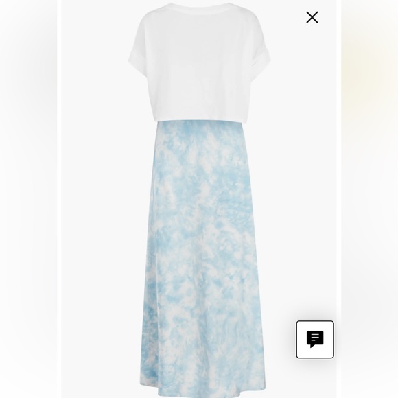 All Saints IMO T-Shirt & Tie Dye Midi Dress size small - Picture 3 of 11